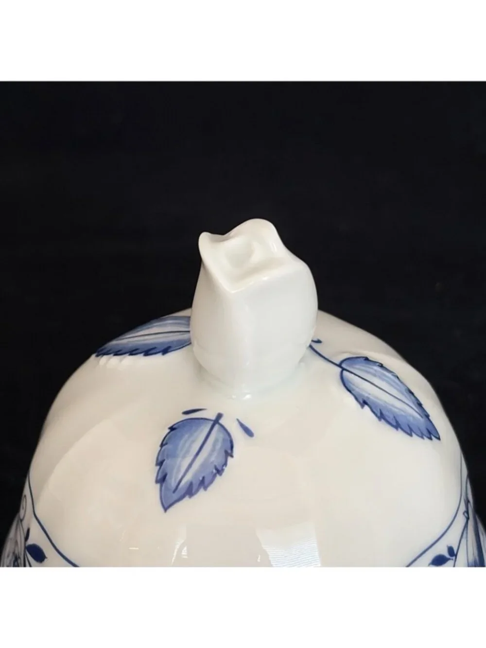 Vintage Retsch Bavaria Germany Blue Onion Porcelain Tea Coffee Pot Lid 9.5in